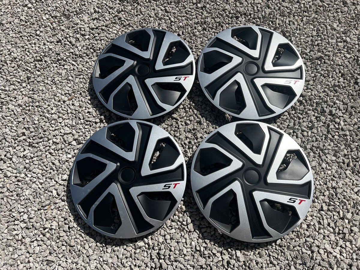Kryty kolies 16" J-Tec ST silver black 4 ks
