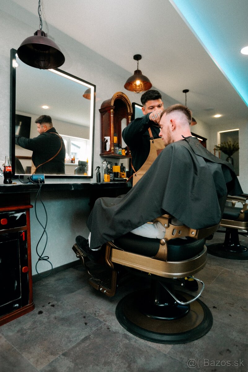 Prenájom kresla v Barbershope TOPOĽČANY