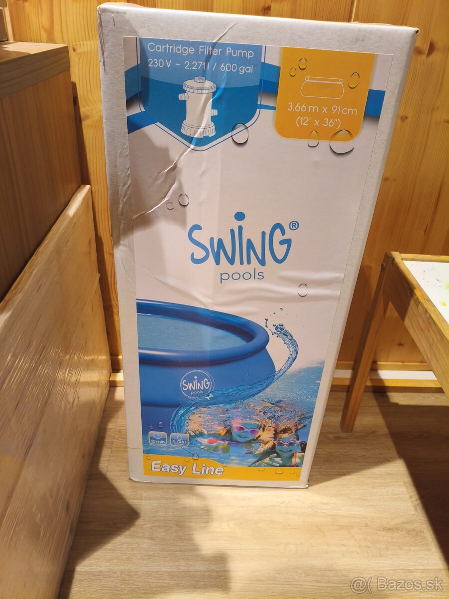 Bazén SWING Splash 3,66x0,91m s filtráciou
