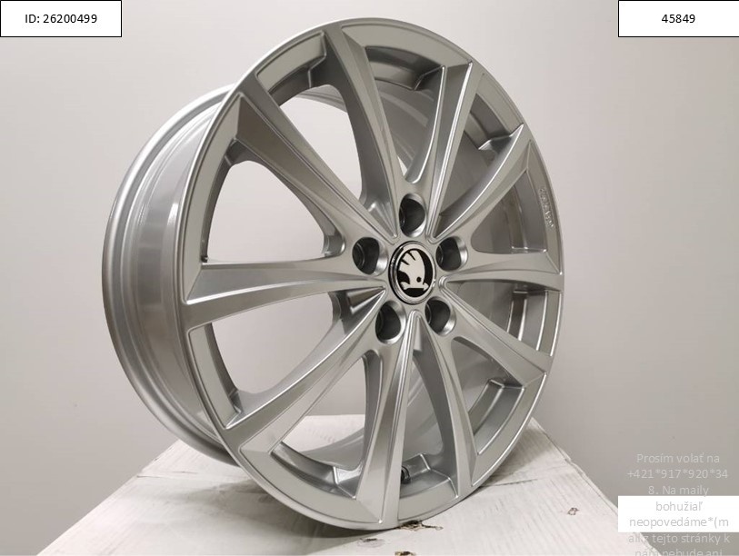 Vw Passat, Škoda Superb alu disky R17 5x112 ET40 7J 1201