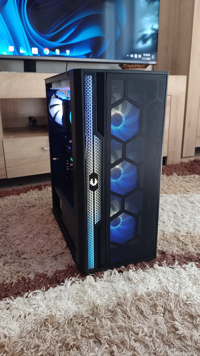 Výkonný herný PC – Ryzen 5 3600 + RTX 2070 8GB + 32GB RAM