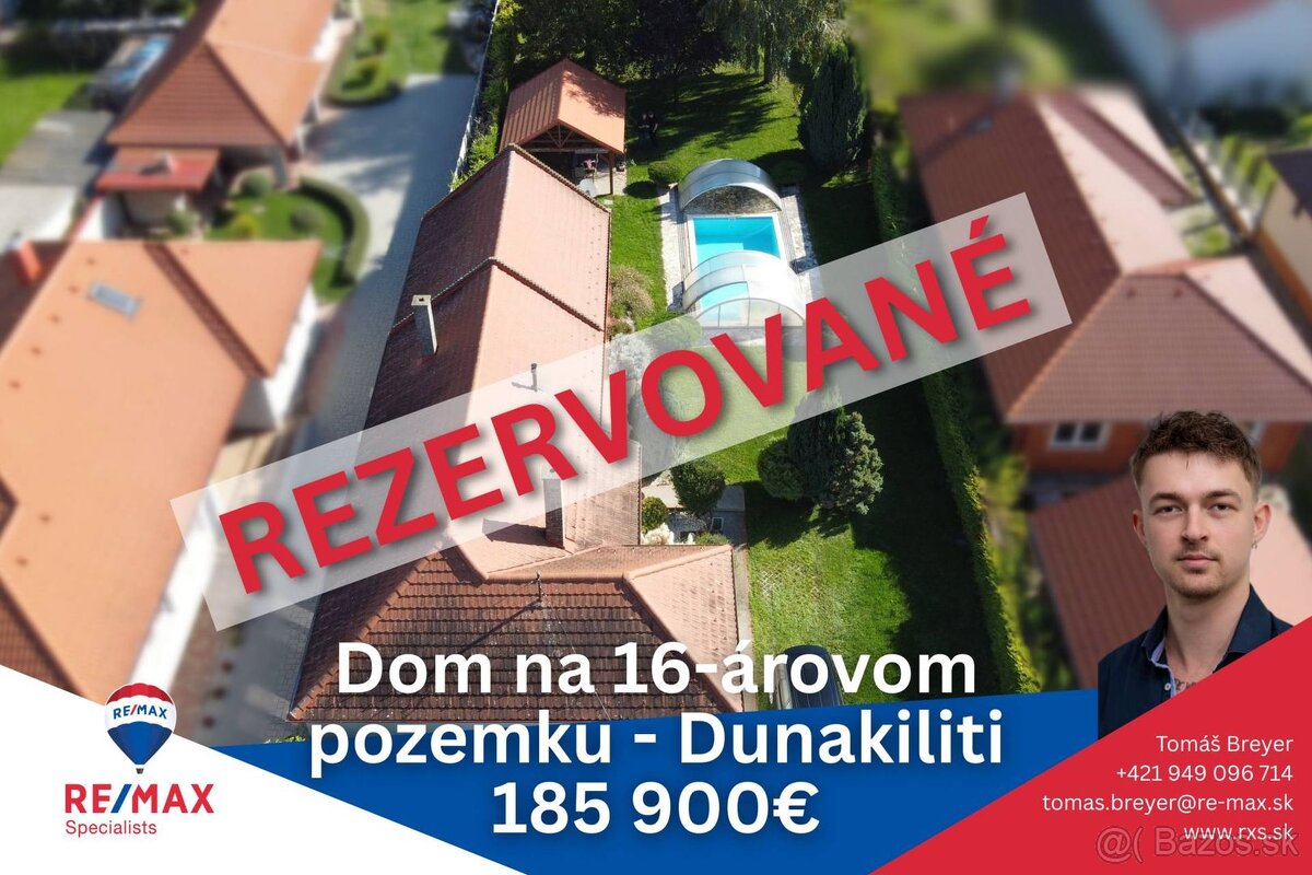 Pokojné bývanie neďaleko Bratislavy – priestranný dom s veľk