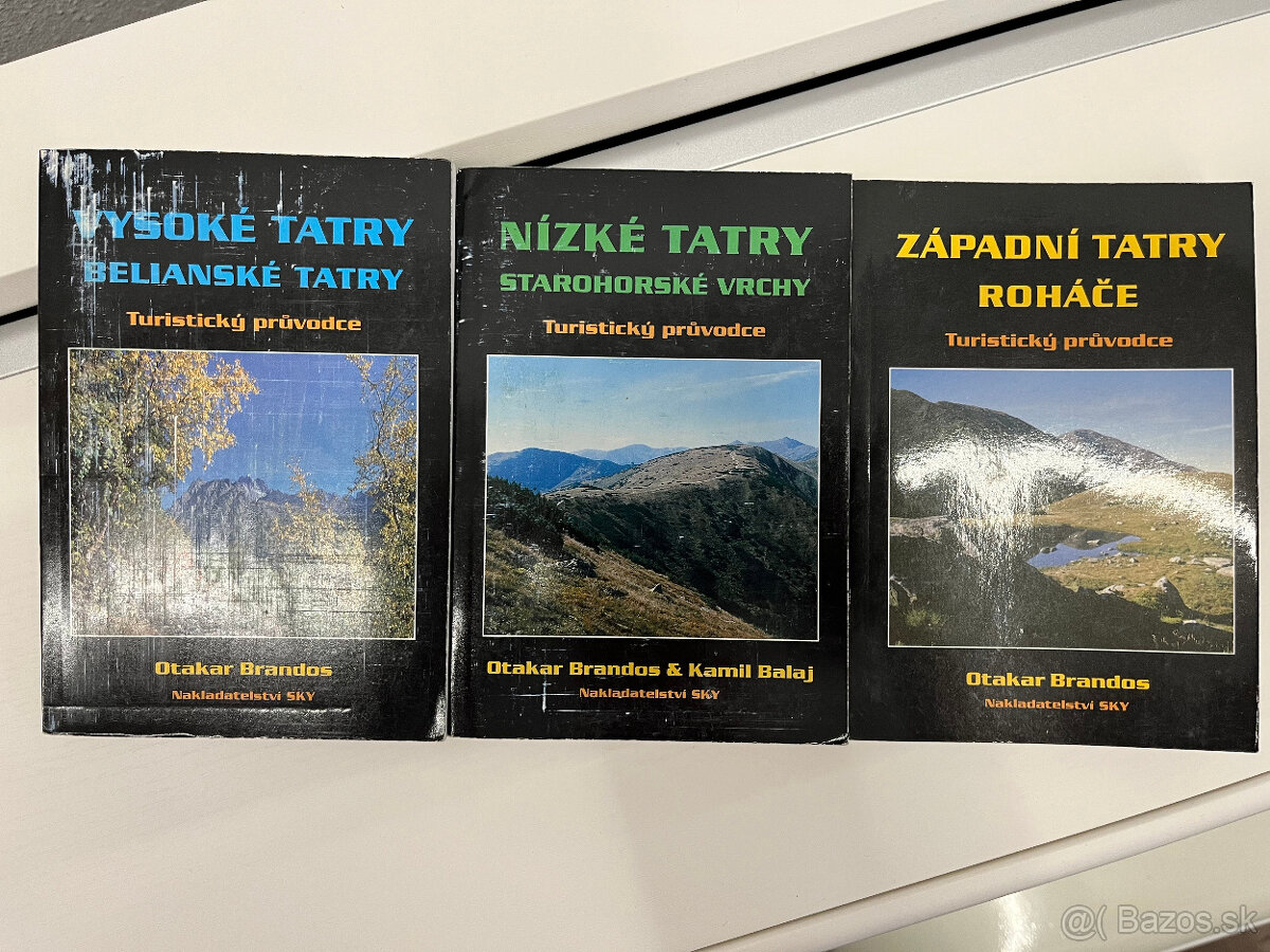 Predám českých sprievodcov Vysoké Tatry, Nízke Tatry a Západ