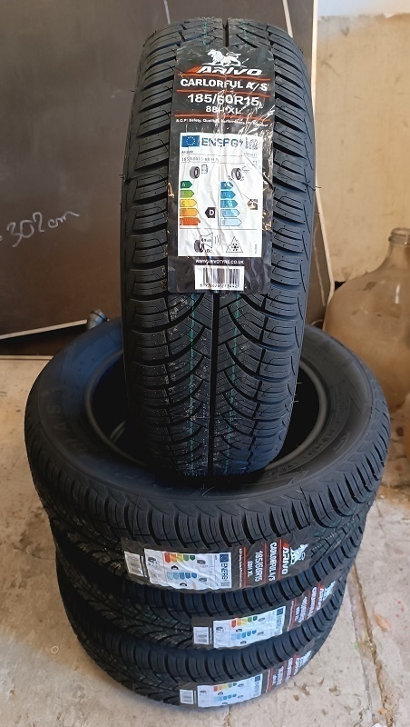 185/60 R15 celoročné pneumatiky rok výroby DOT 2025