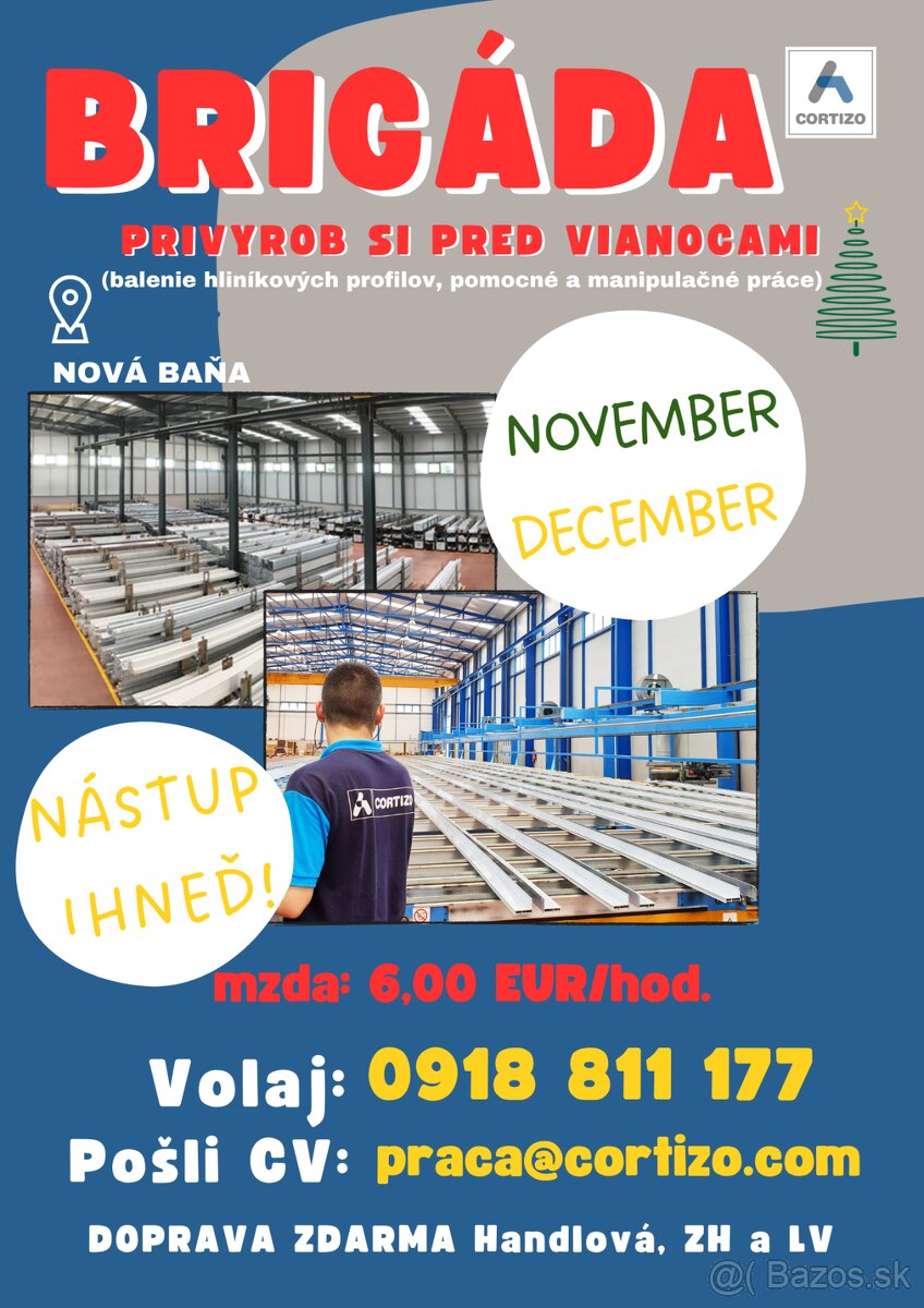 Privyrob si pred Vianocami.