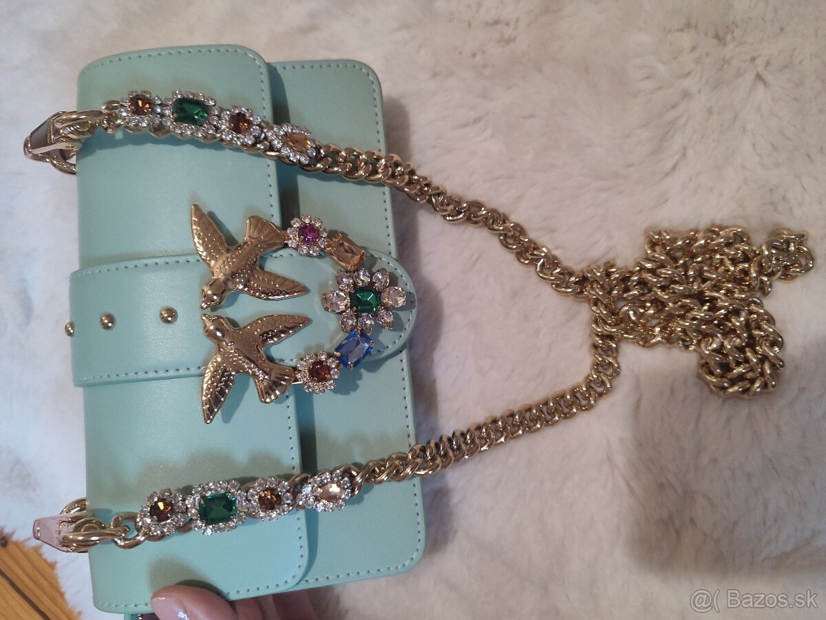 Kožená kabelka Pinko