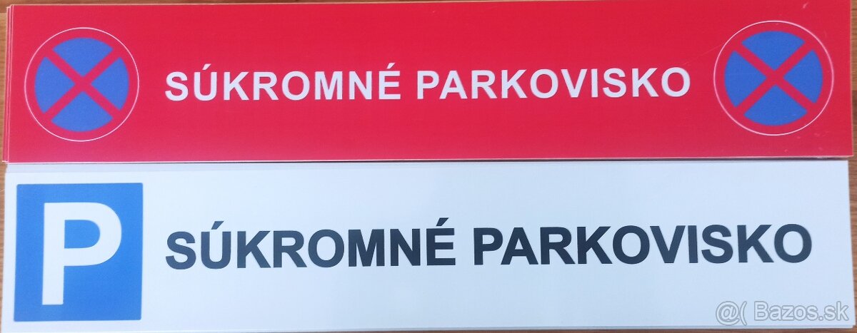 TABULE ZÁKAZ PARKOVANIA