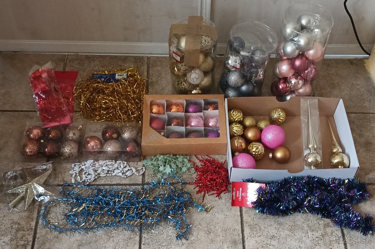 VIANOCNE OZDOBY NA VIANOCNY STROMCEK - IBA OSOBNÝ ODBER