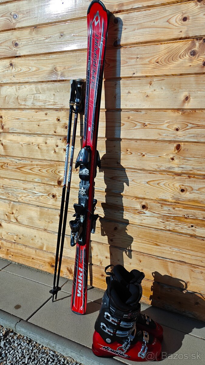 LYŽE VOLKL SUPERSPORT S 168CM + NORDICA NXT N3R 28CM