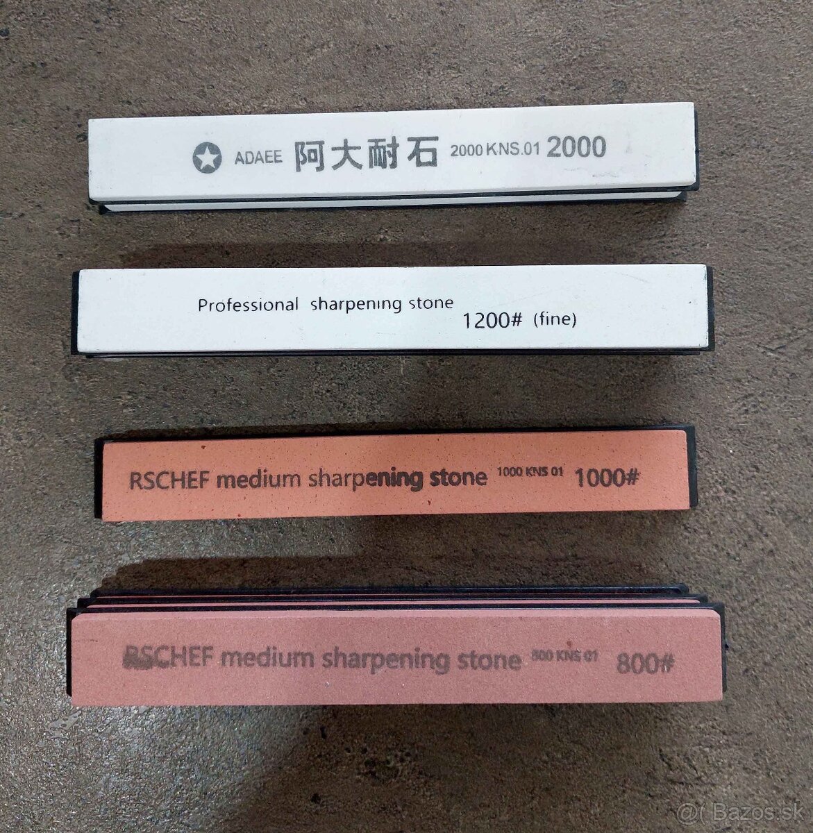 Vodné brúsne kamene , NOVÉ, NEPOUŽITÉ