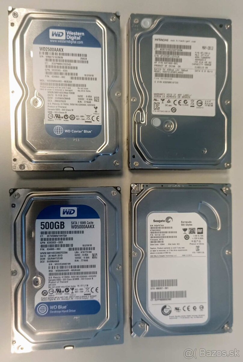 ✔️ Hardisky 3.5" 2.5" SATA IDE SAS