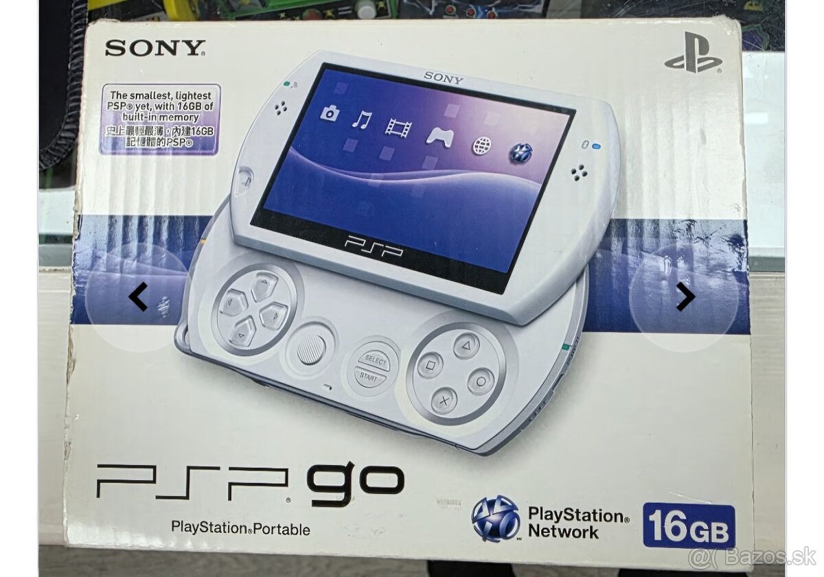 PSP GO WHITE S ORIGINÁL KRABICOU