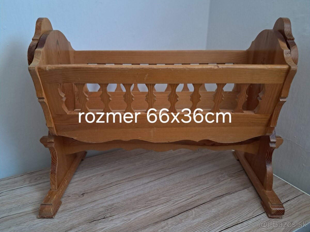 Drevene koliska pre babiky