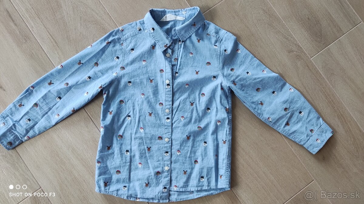 Vianočná košeľa H&M