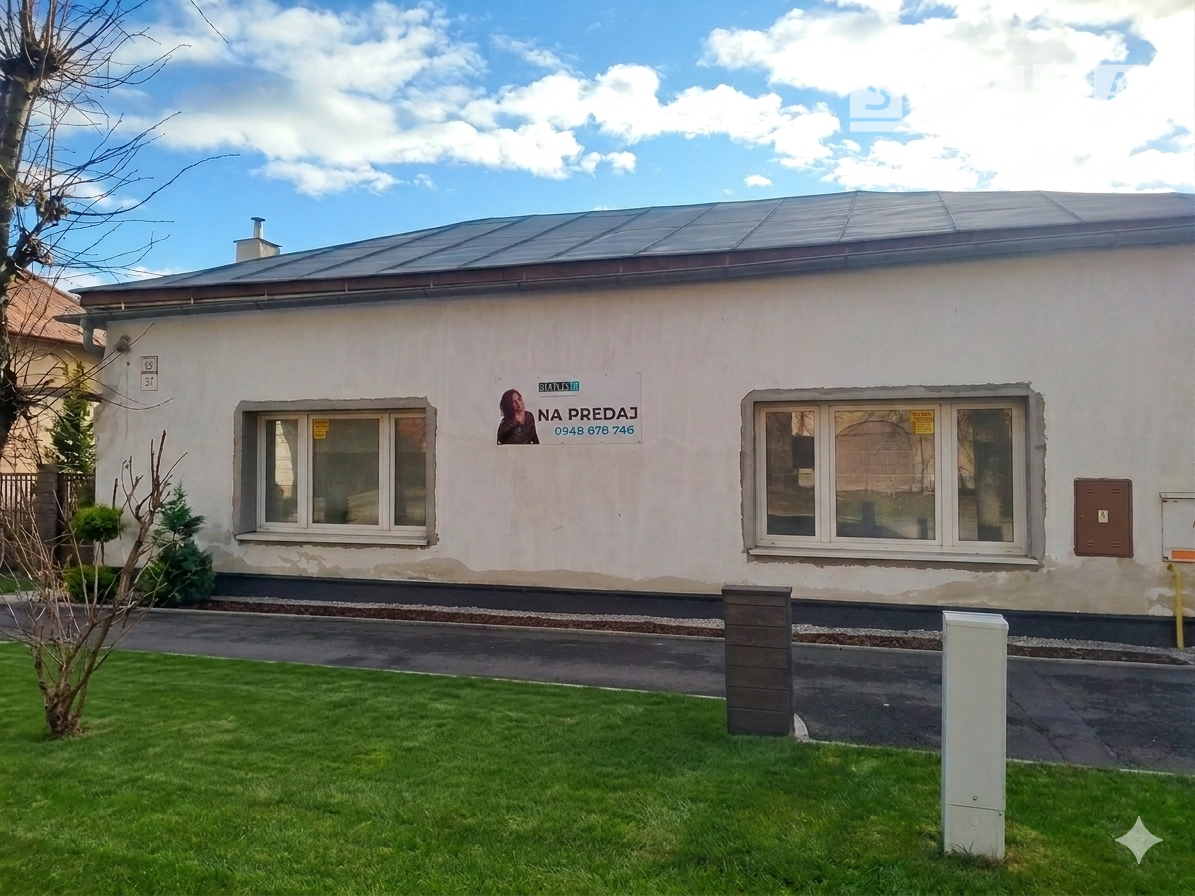 A family house with a large plot of land in the village of Turna nad Bodvou.