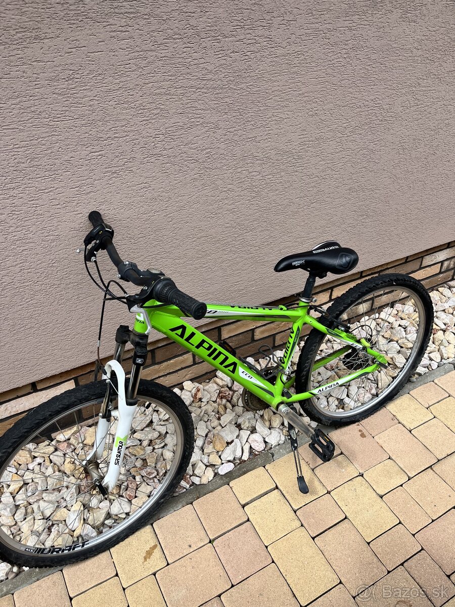 Bicykel ALPINA Eco - zelený