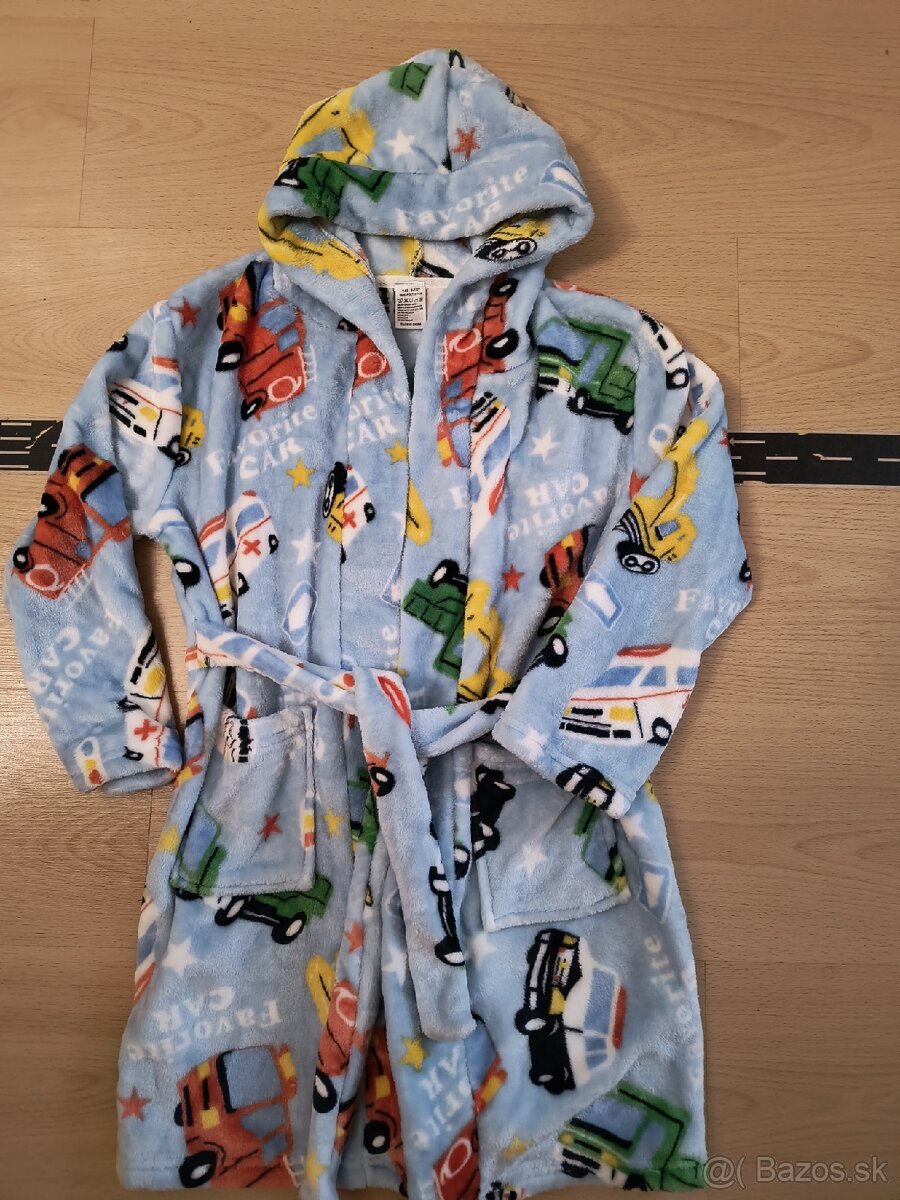 Župany s autami a McQueen pre chlapcov