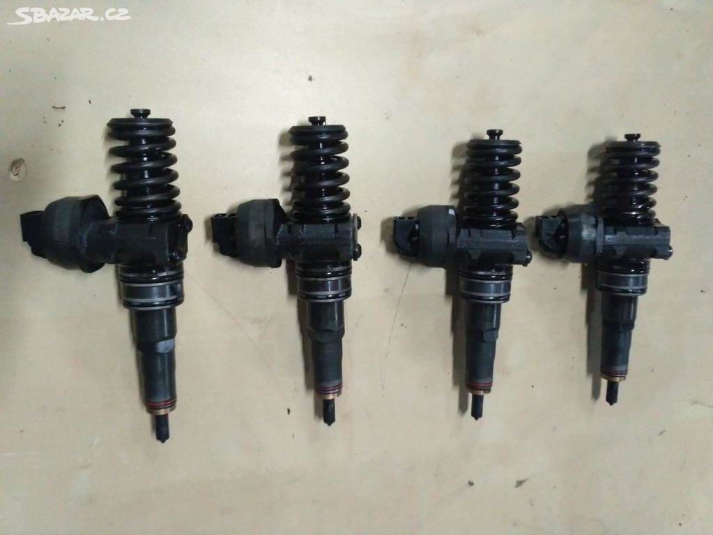 trysky, vstreky, 1,9 TDI 77kw bxe škoda octavia 2 agregat