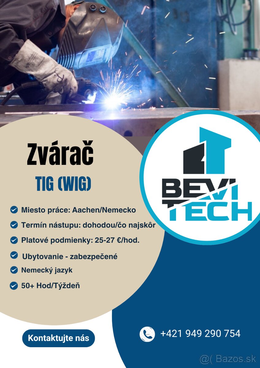 Zvárač Tig - Nemecko