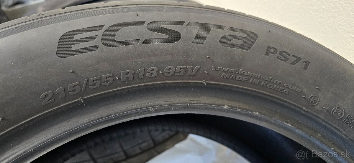 Kumho 215/55 r18 Letne Pneumatiky
