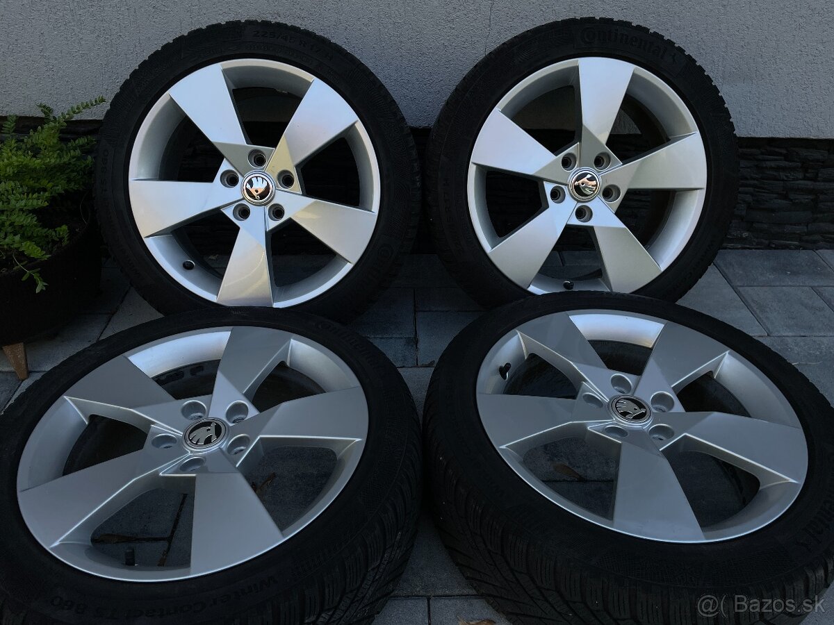 17" Hliníkové disky SKODA OCTAVIA III