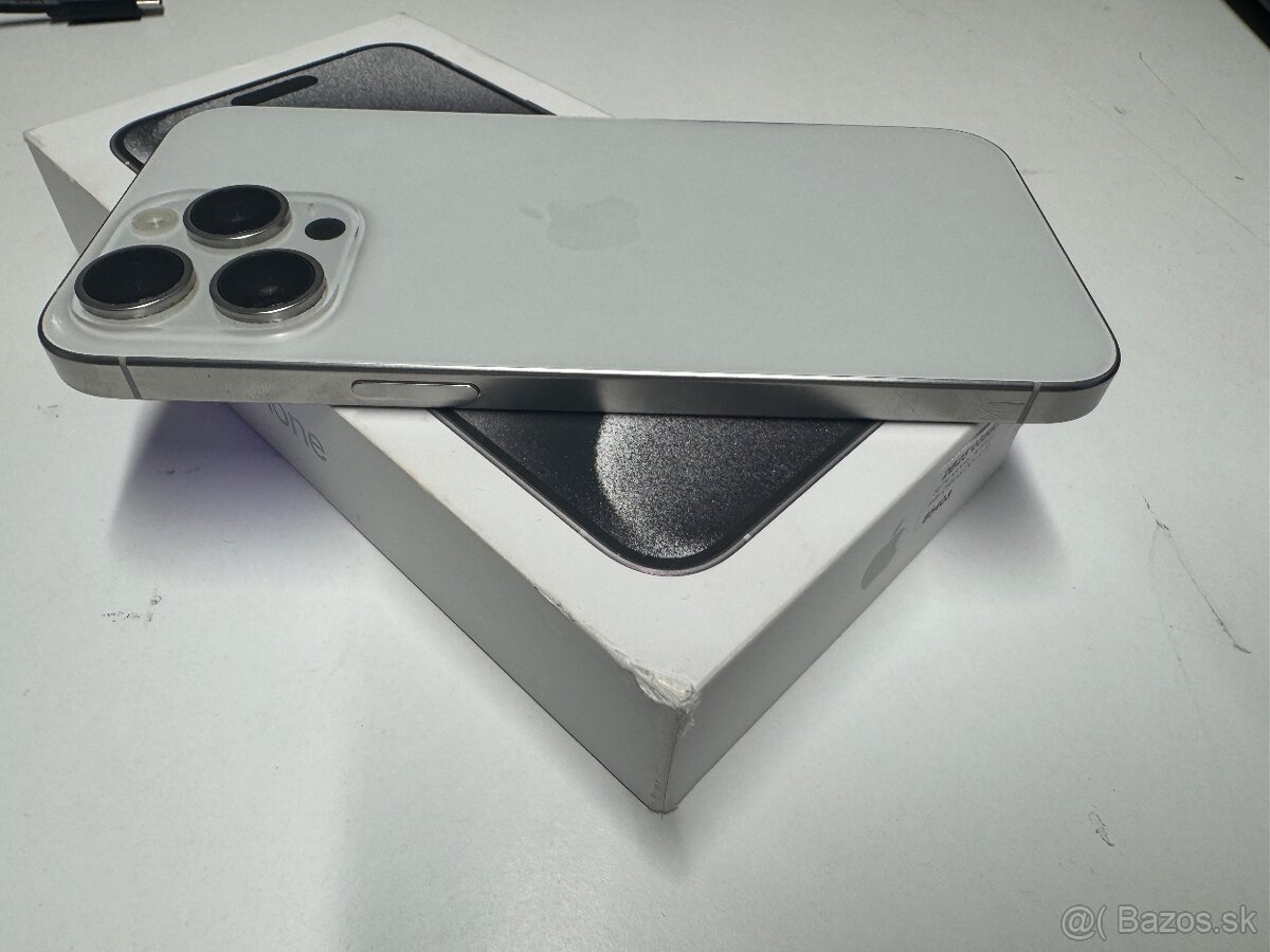 iPhone 15 Pro Max 256 GB – Biela titanová