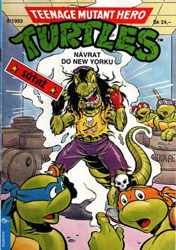 Kúpim komiks Teenage mutant hero turtles