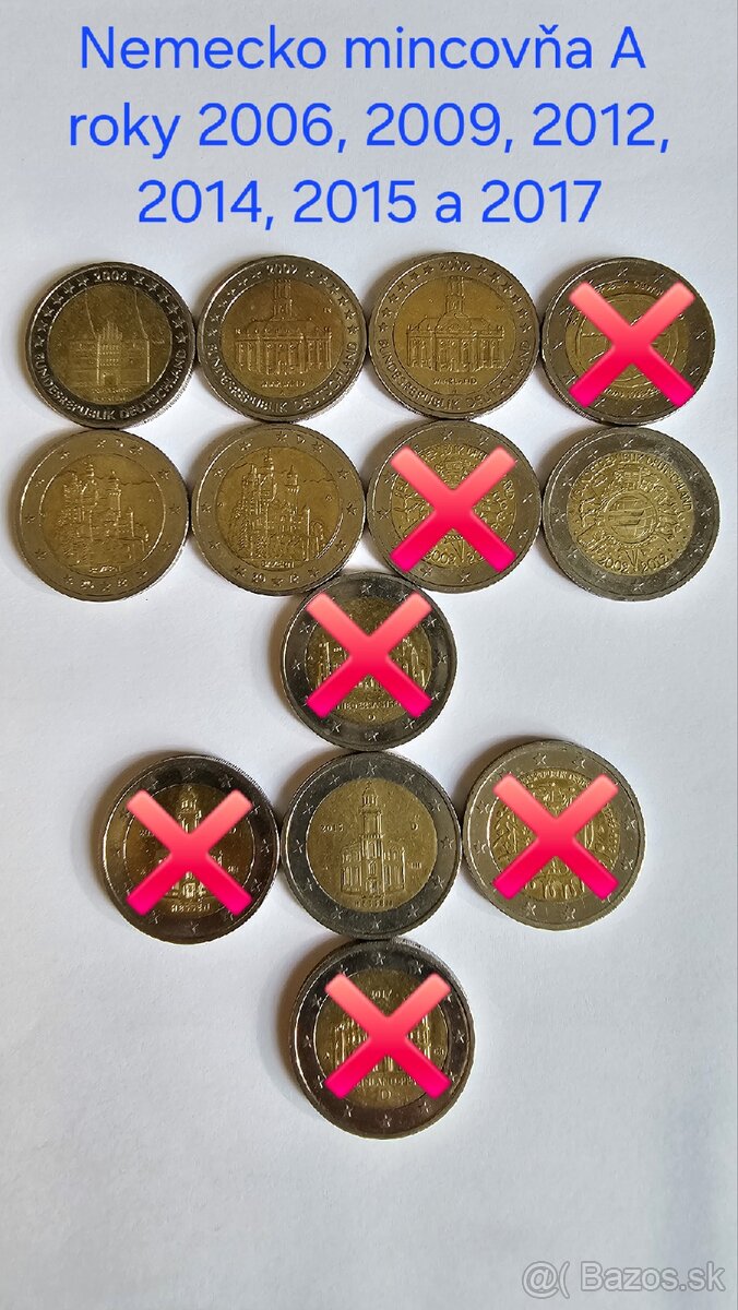 Obehové pamätné 2€ mince EÚ