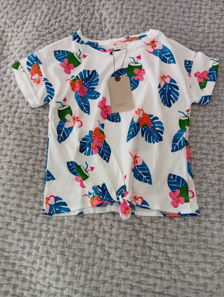 Dievčenské tričko, ZARA, nové