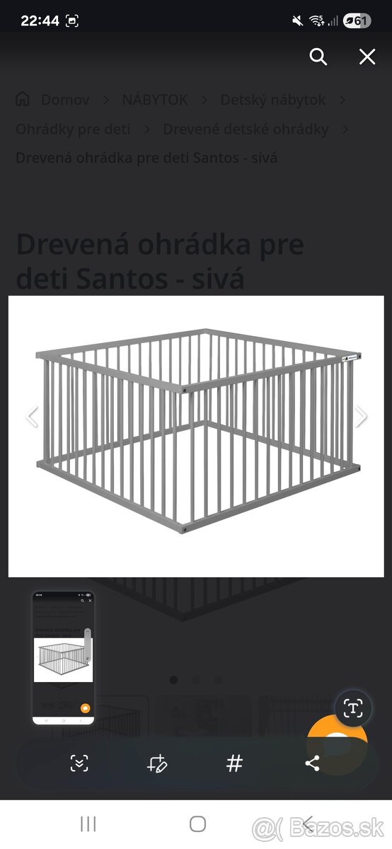 Drevená ohrádka