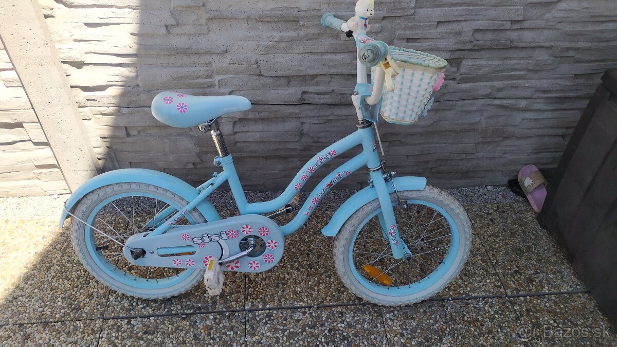 Dievčenský bicykel veľkosť 16