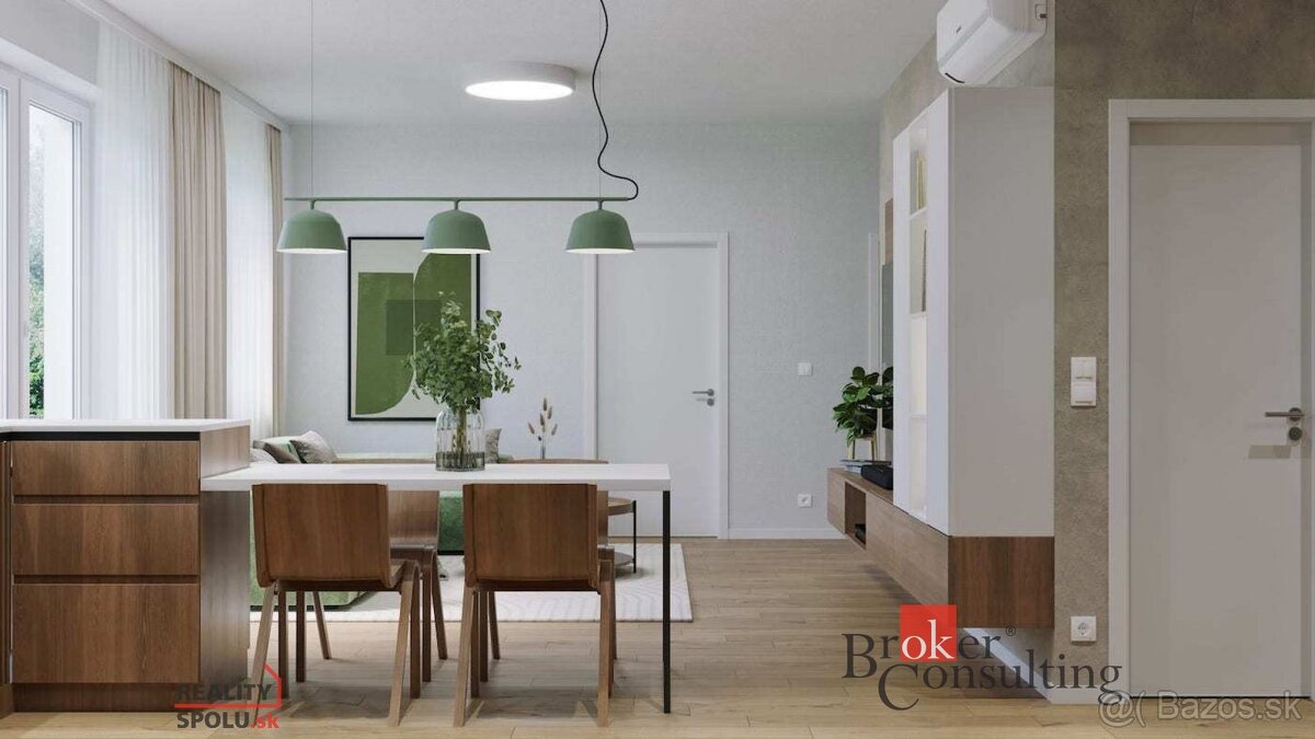 Nový nízkoenergetický 3-izbový byt s balkónom Pezinok