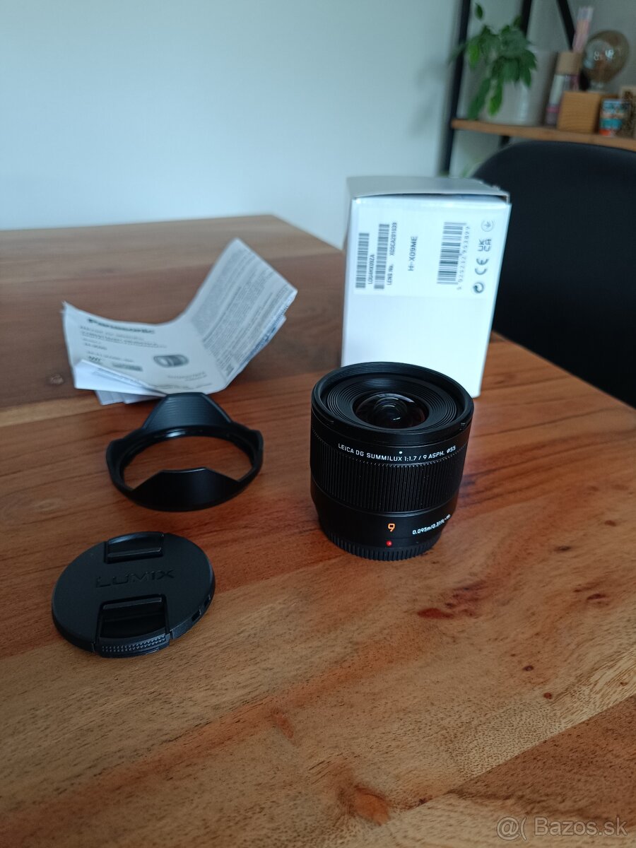 Panasonic Leica DG Summilux 9mm F/1.7 ASPH Záruka 23.4.2027