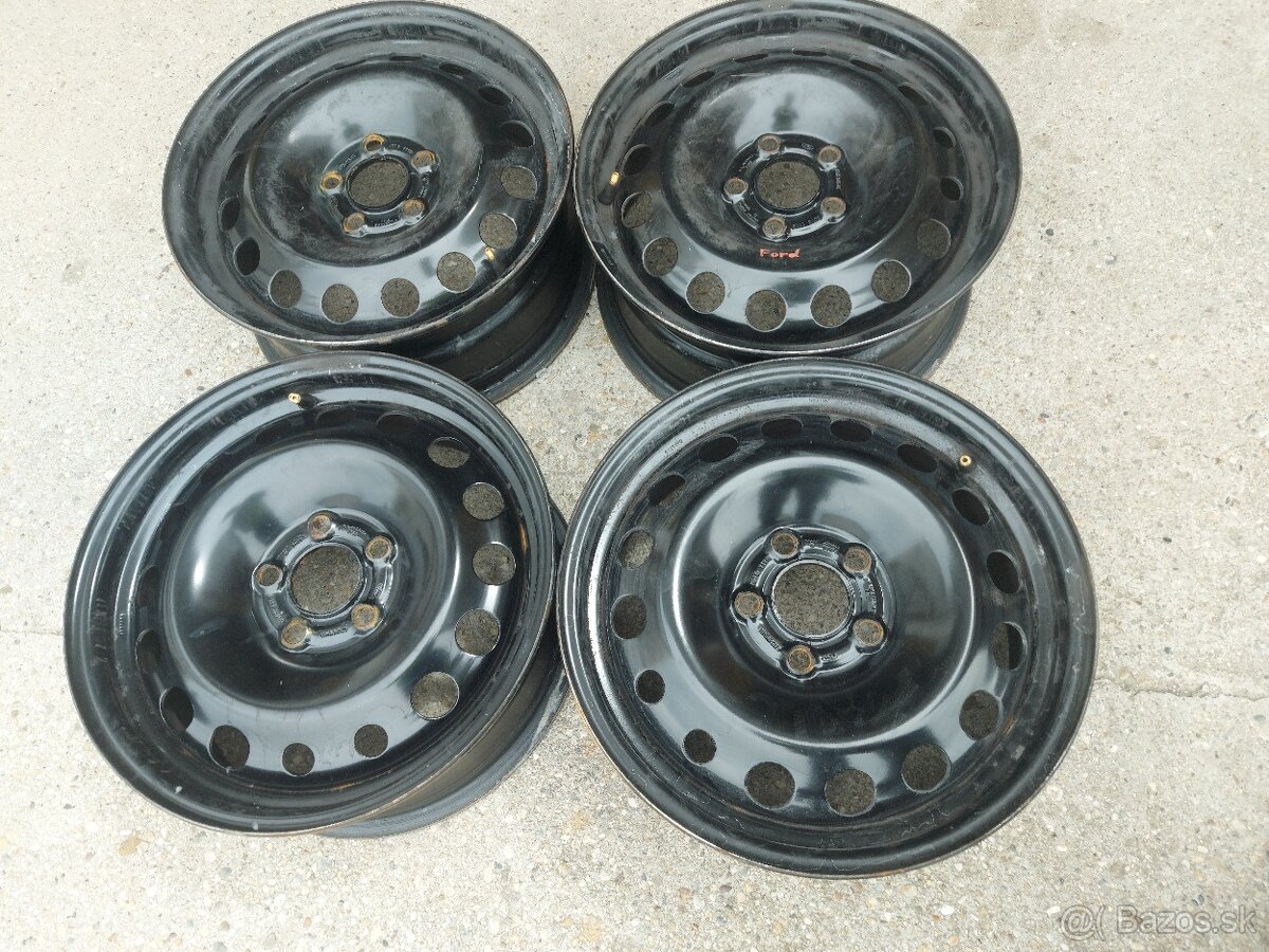 5x108R16 plechove disky FORD - VOLVO