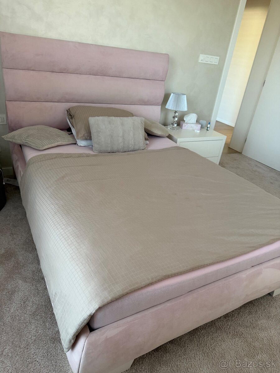 2x calunena postel 140x200