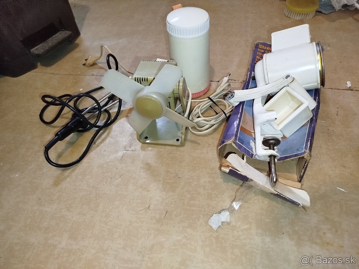 RETRO VECI - VENTILÁTOR, MLYNČEKY, OHRIEVAČ