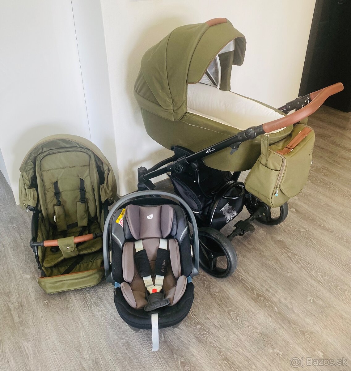 Kočík Bebetto Luca a vajíčko Cybex Aton 5