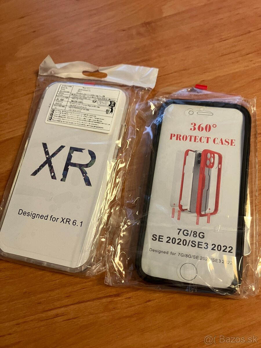 Iphone XR a Iphone 8, SE 20, SE 22 nové obojstranné púzdra