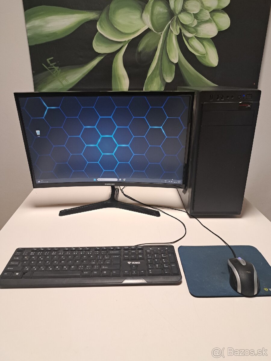 Predám herný PC + 24" – komplet set