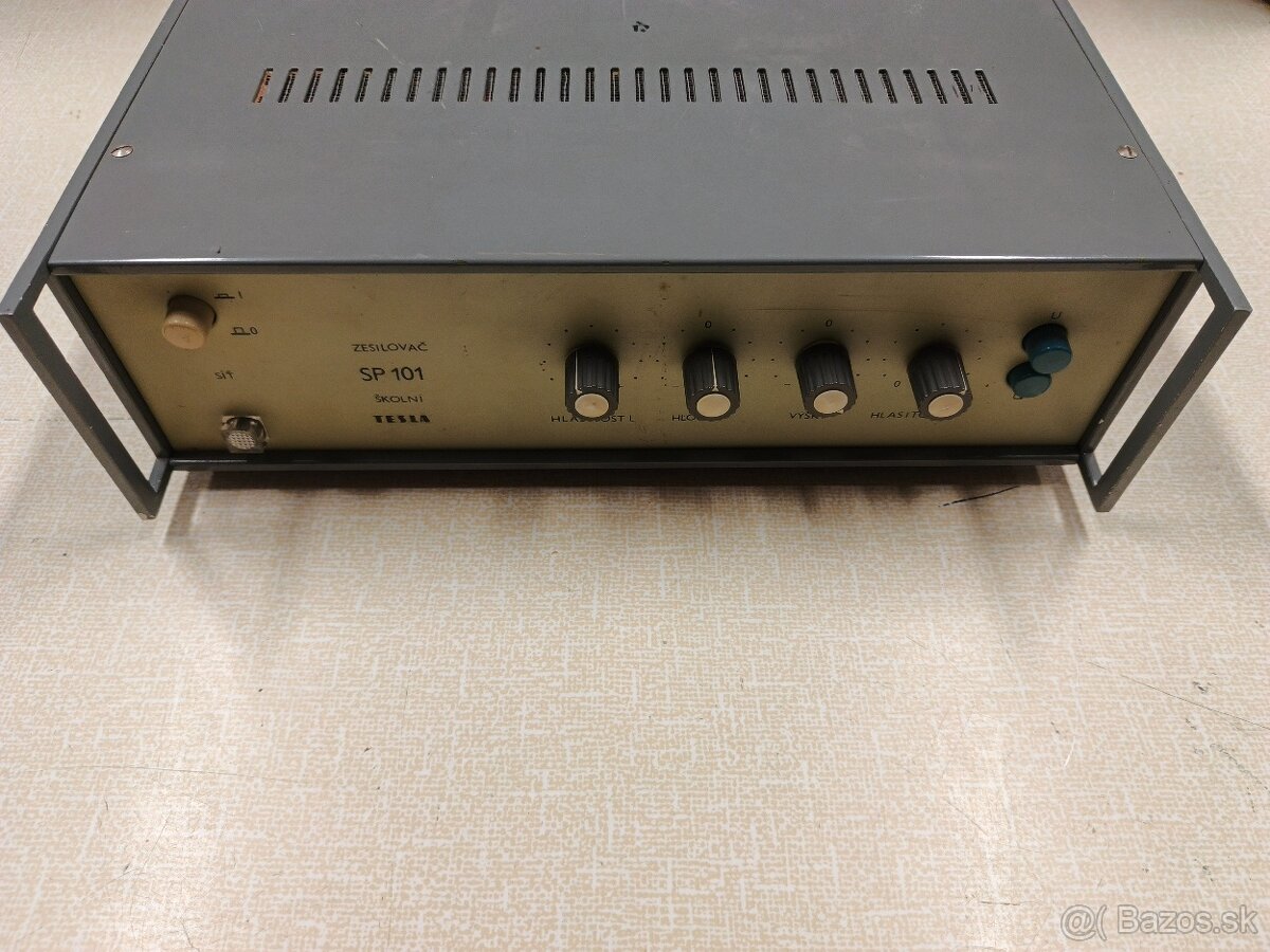 Zosilňovač TESLA SP101 stereo 2x35W