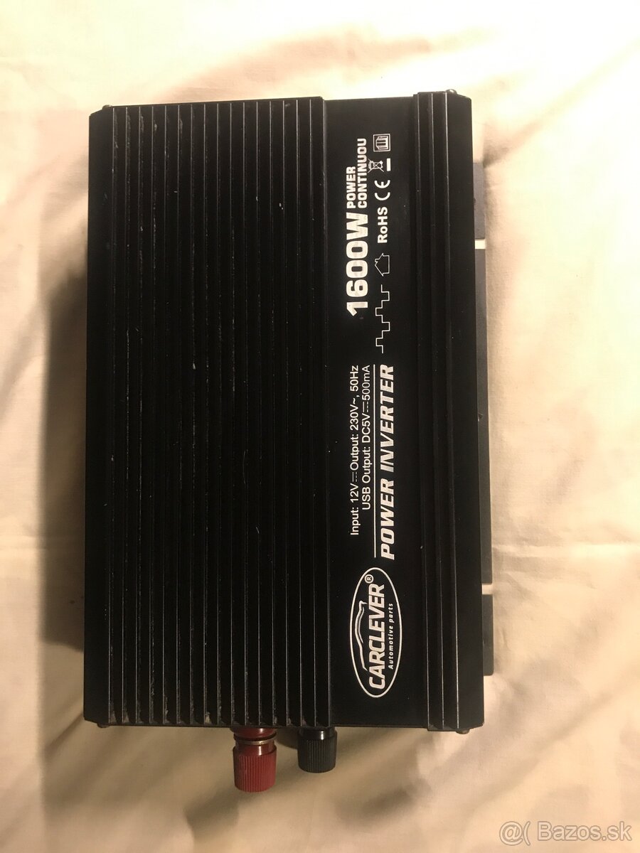 Predám používaný menič napätia do auta