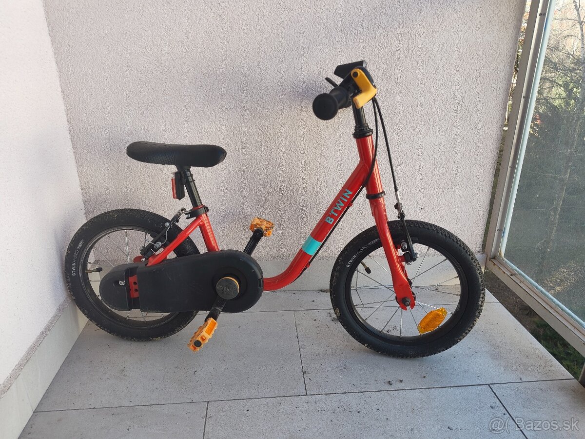 Detský bicykel a odrážadlo