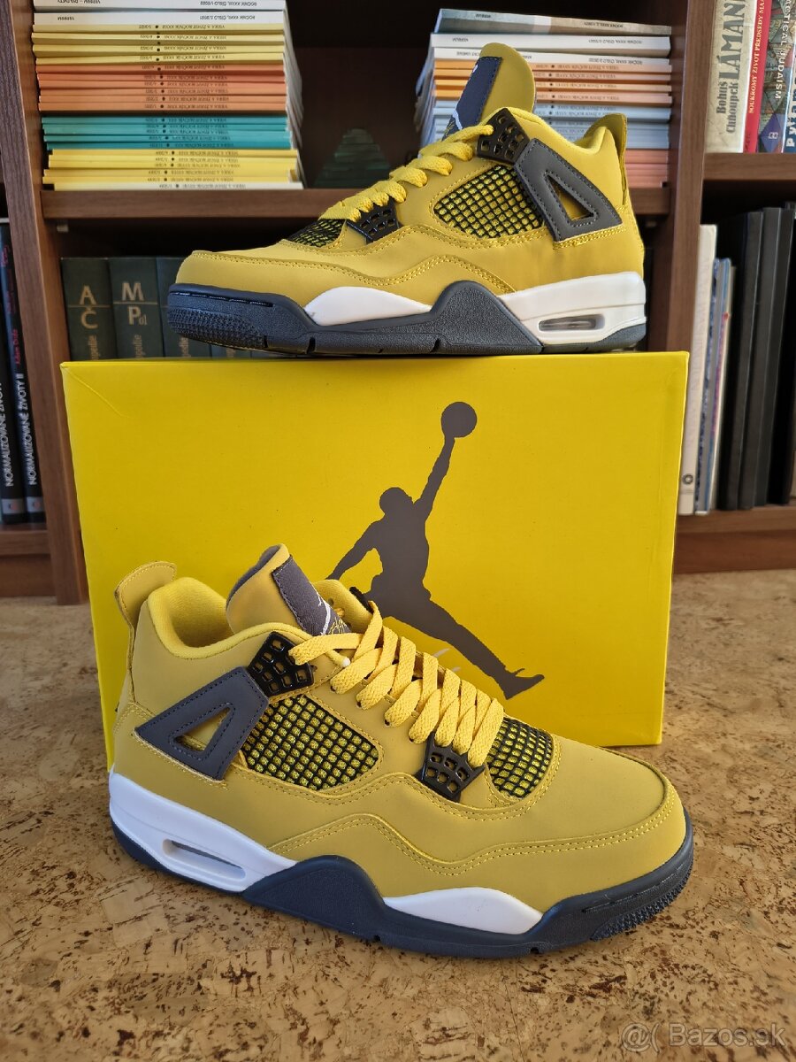 Jordan 4 retro lightning