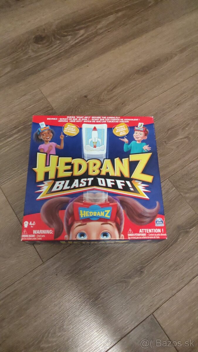 Hedbanz Blast Off - hra čelovka s vystrelovacími kartami