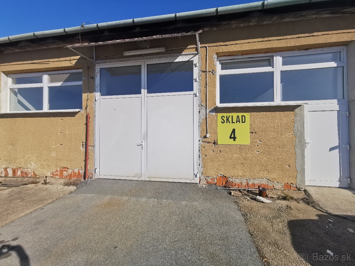 Sklad s kanceláriou a zázemím na prenájom – Prešov, Strojníc