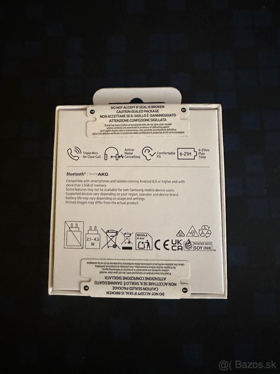 Bezdrôtové Slúchadlá Samsung Galaxy Buds FE biele