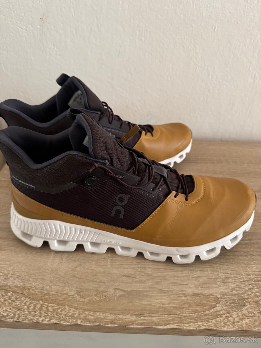 On cloud panske topanky velkost 46 obute raz