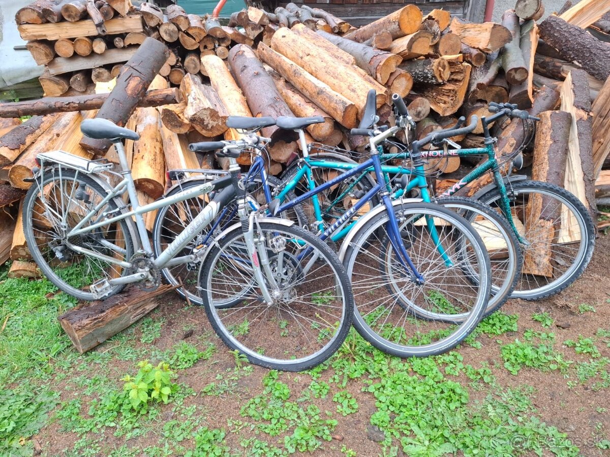 Predám bicykle v nalezovom stave 4x