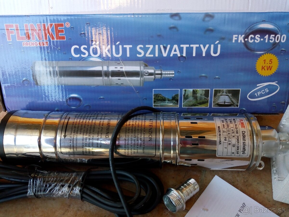 ponorne Hlbinné šnekove čerpadlo