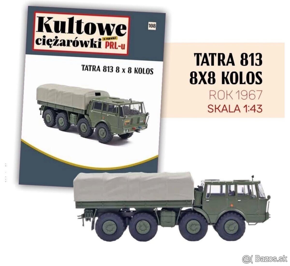 Tatra 813 8x8 KOLOS - 1:43 - Deagostini